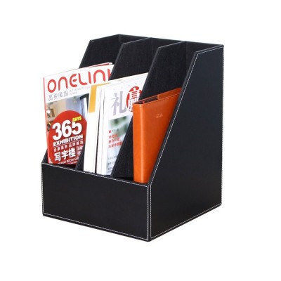 Leather stationery file folder document&file folder for office table